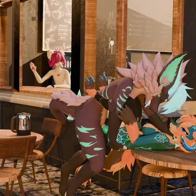 leo (fox), tormiline (wickerbeast) created by tormiline