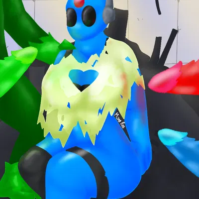 looks to the moon (rain world) (rain world, videocult) created by mister redintong