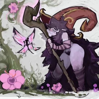 lulu (lol) (league of legends, riot games) created by stopych