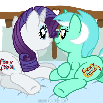lyra heartstrings (mlp), rarity (mlp) (friendship is magic, hasbro) created by jennieoo