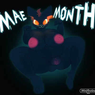 mae borowski (night in the woods) created by wolfbaloo