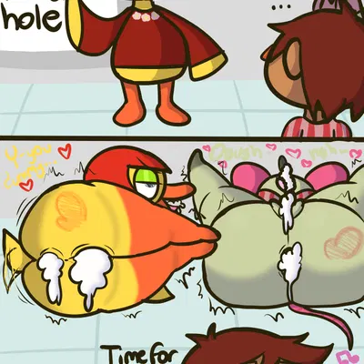 maelle (animal crossing), penelope (animal crossing), villager (animal crossing) (animal crossing, instant loss 2koma) created by klutzatdusk