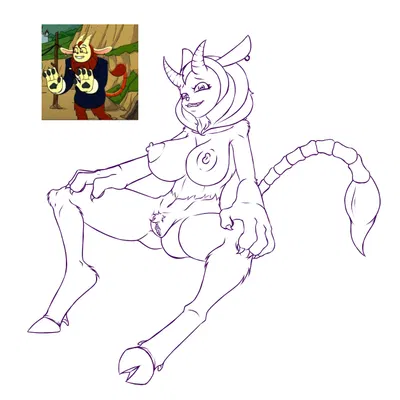 maulie (dungeon flippers) (dungeon flippers, iranian mythology) created by dragonoscuro203