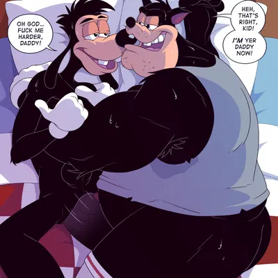 max goof, peter pete sr. (disney, goof troop) created by anti dev