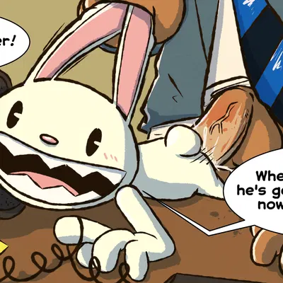 max (sam and max), samuel dog (sam and max) created by notsafeforwanking