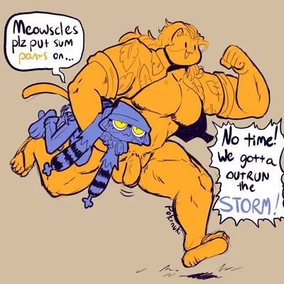 meow skulls, meowscles, purradise meowscles (epic games, fortnite) created by pokonuki