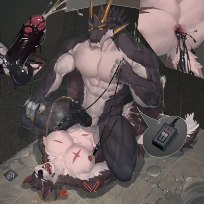 mgg (character), rockwell 613 (mythology) created by adios (pixiv)