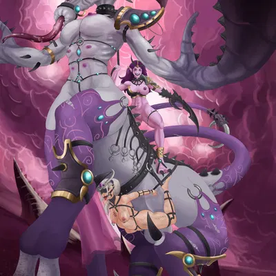 miao ying, slaanesh (warhammer (franchise), warhammer fantasy) created by skle