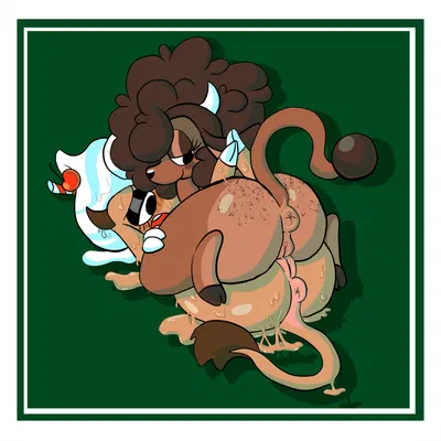 mocha (cowprintsoda), shake (shakenbakecafe) (nintendo, pokemon) created by shakenbakecafe