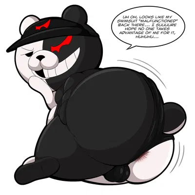 monokuma (danganronpa, spike chunsoft) created by tepigfan101