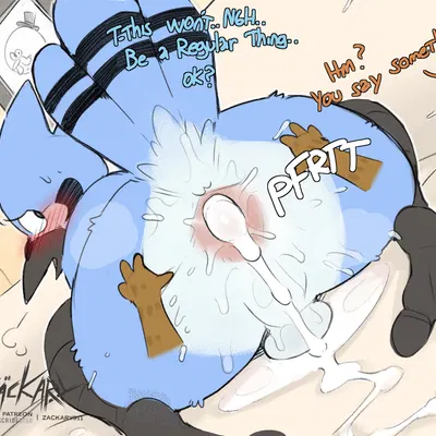 mordecai (regular show), rigby (regular show) (cartoon network, regular show) created by zackary911