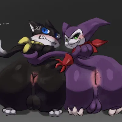 morgana (persona) (atlus, bandai namco) created by dreamywolfdd