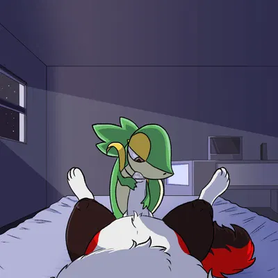 nick the wolf (nintendo, pokemon) created by antoszowa