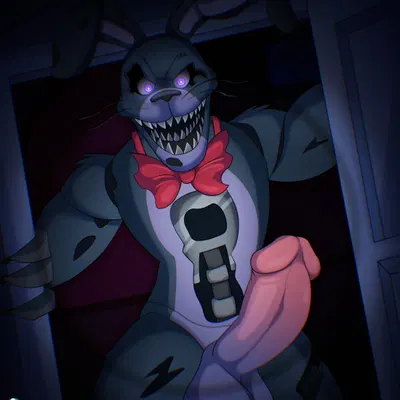 nightmare bonnie (fnaf) (five nights at freddy's, five nights at freddy's 4) created by mandyfoxy