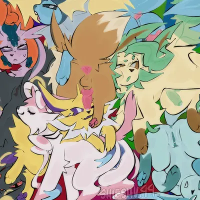 nintendo, pokemon created by shieshuqqq