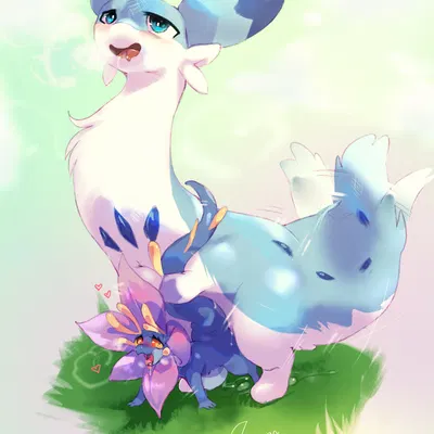 nymlus (floraverse, mythology) created by zanthu