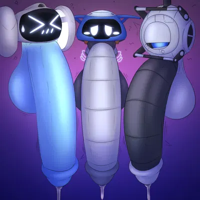 petbot (suchart), snowball (overwatch), wheatley (blizzard entertainment, overwatch) created by chunknudies