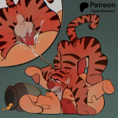 pooh bear, tigger (disney, winnie the pooh (franchise)) created by taylorstoneart