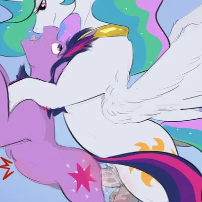 princess celestia (mlp), twilight sparkle (mlp) (friendship is magic, hasbro) created by testostepone