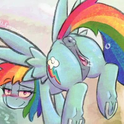 rainbow dash (mlp) (friendship is magic, hasbro) created by gorebox