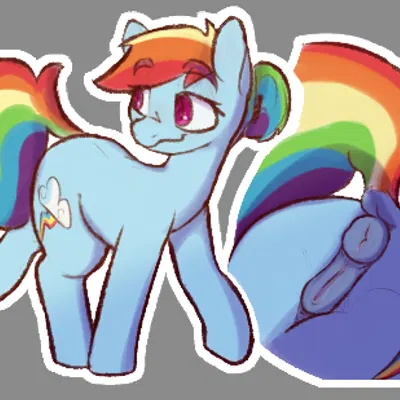 rainbow dash (mlp) (friendship is magic, hasbro) created by new pone