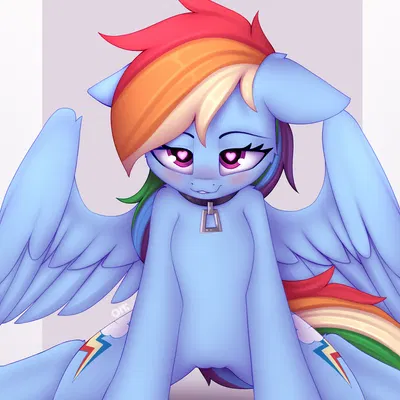rainbow dash (mlp) (friendship is magic, hasbro) created by omiart