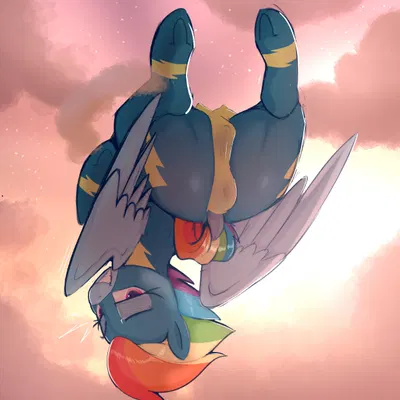 rainbow dash (mlp) (friendship is magic, hasbro) created by welost