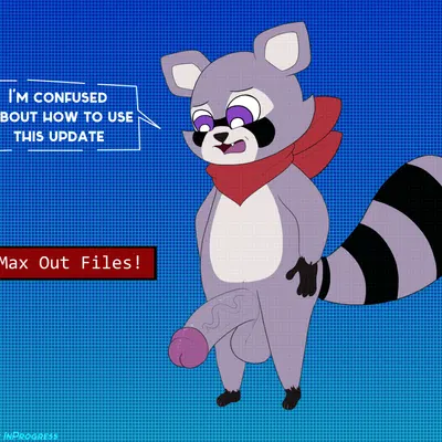 rambley raccoon (indigo park) created by inprogress