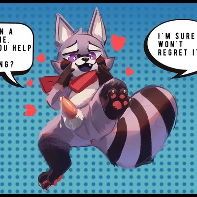 rambley raccoon (indigo park) created by supechips