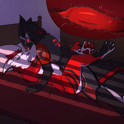 redmac protogen (character), sergaali vernid (character) created by smashedplate21