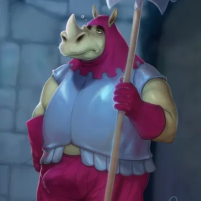 rhino guard (disney, robin hood (disney)) created by rov