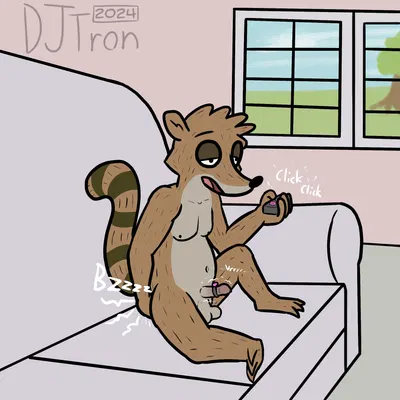 rigby (regular show) (cartoon network, regular show) created by djtron