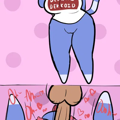 rosie (animal crossing) (animal crossing, instant loss 2koma) created by klutzatdusk