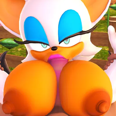 rouge the bat (sega, sonic the hedgehog (series)) created by countersfm