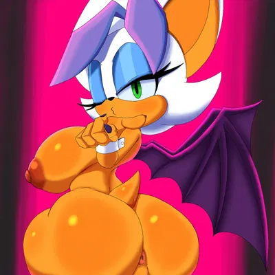 rouge the bat (sega, sonic the hedgehog (series)) created by pliica 22