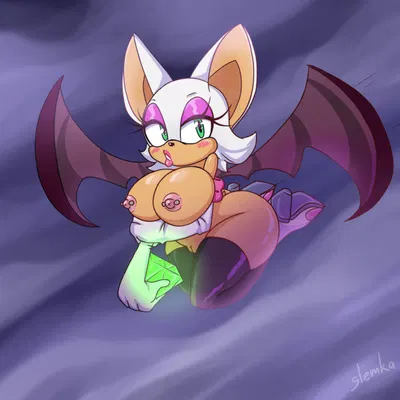 rouge the bat (sega, sonic the hedgehog (series)) created by slemka