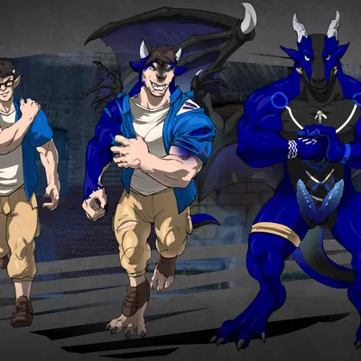 ryvin (european mythology, mythology) created by scrappyvamp