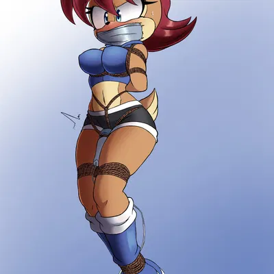 sally acorn (archie comics, sega) created by boundlightning