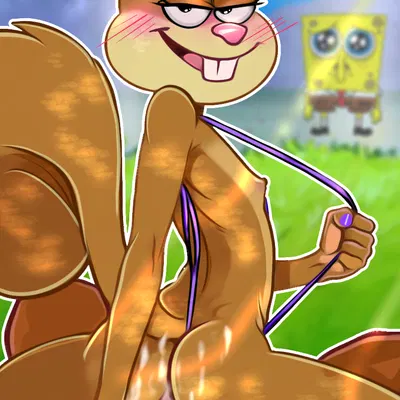 sandy cheeks, spongebob squarepants (character) (nickelodeon, sad-eyed spongebob (meme)) created by sho-sho