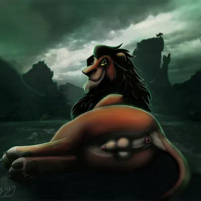 scar (the lion king) (disney, the lion king) created by wolfrayay