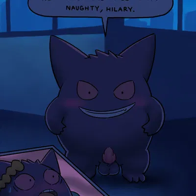 shoko (pokemon) (help! i've turned into a gengar, nintendo) created by sl350