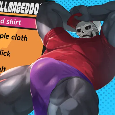 skullmageddon, skullmageddon (rcg) (river city girls) created by yurari yr