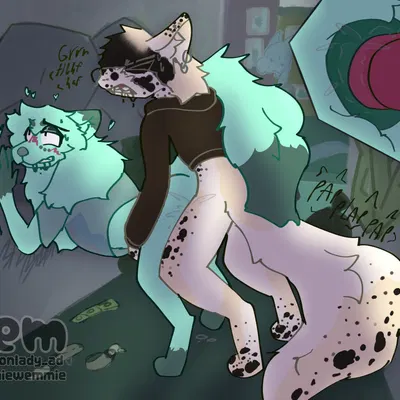 spearmint (lem75), thystle (drellafox) created by dragonlady (artist)