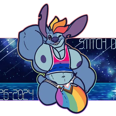 stitch (lilo and stitch) (6/26, disney) created by kokoro-doll