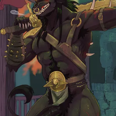 the oni (dead by daylight) (dead by daylight, european mythology) created by twistedteeth