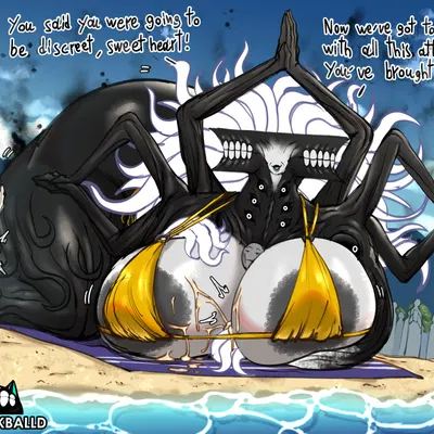 the primordial dark born (ze black) created by ze blackball.d