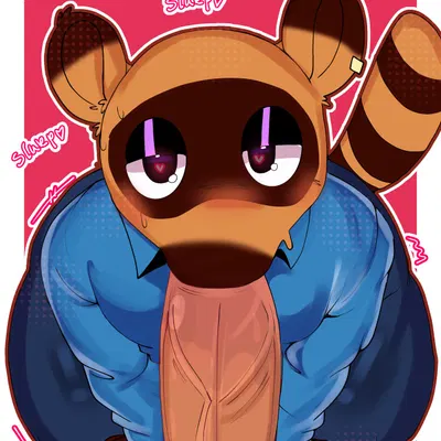 tom nook (animal crossing) (animal crossing, nintendo) created by purplecoffin1