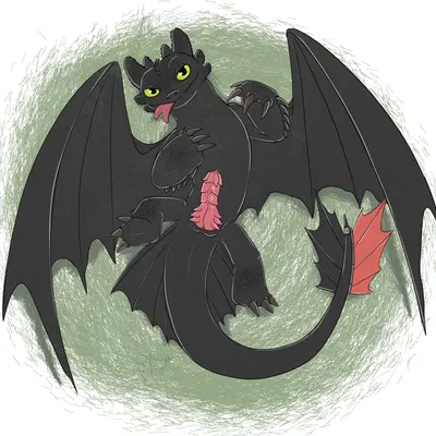 toothless (dreamworks, european mythology) created by p.v.su