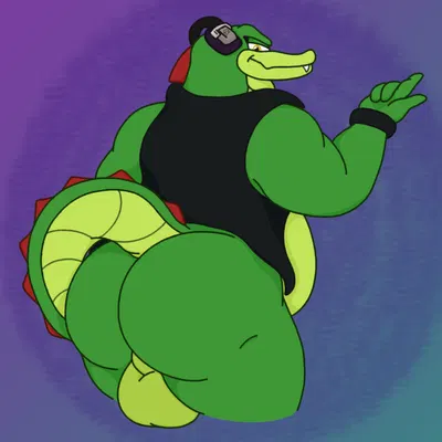 vector the crocodile (sega, sonic the hedgehog (series)) created by waniiime