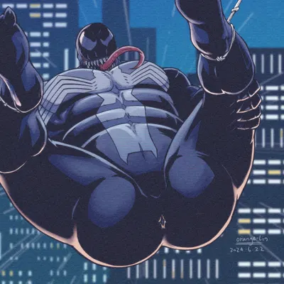 venom (marvel) (marvel) created by orange-lin, orange lin